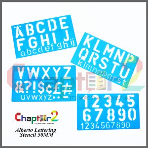 Alberto Lettering Stencil – 50MM