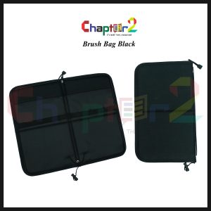 Black Brush Bag: Mobile Paintbrushes and Art Accessories Storage