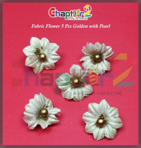 Fabric Flower Pack: Pearl Accented Elegant Artificial Flowers