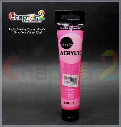Daler Rowney Simply Acrylic - Neon Pink 75ml