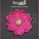 Jute Flower - dark-pink