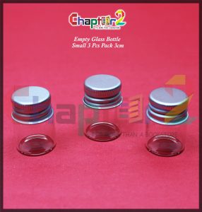 Empty Glass Bottle Durable and Multipurpose Storage