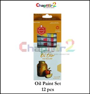 Keep Smiling Oil Paint Set – 12 Colors with Brush | Artist Oil Colors for Painting