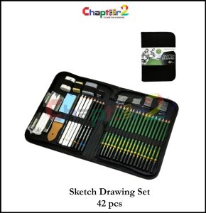Premium Sketch & Drawing Set – Professional Art Kit for Artists & Students (42 pcs / 75 Colors)