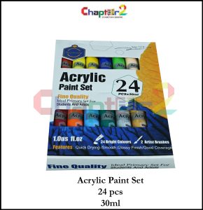 Keep Smiling Acrylic Paint Set – 24 Colors & 6 Colors (30ml Tubes)