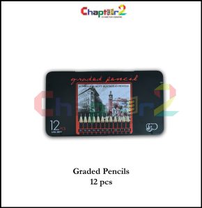 Graded Pencils Set – 12 Pcs Professional Sketching & Drawing Tools
