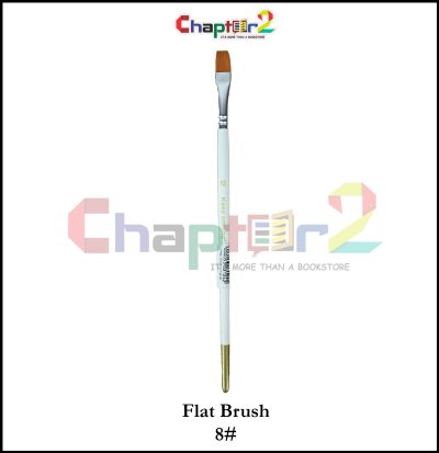 Flat Artist Paint Brushes – For Acrylic, Oil & Watercolor Painting