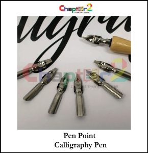 Calligraphy Pen Set with Wooden Holder & 6 Nibs – Professional Pen Point Kit for Lettering & Art