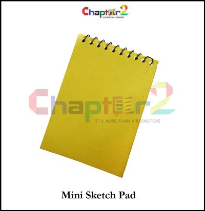 Mini Sketch Pad – Portable Spiral Bound Drawing & Sketching Notebook
