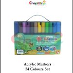Acrylic Paint Markers Set – 24 Vibrant Colours for Art, Crafts & DIY - 24-colors