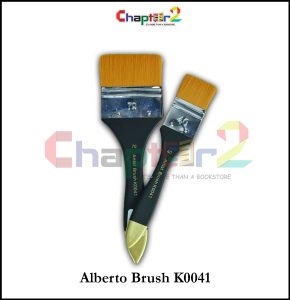 Professional Artist Paint Brush Set – Alberto & K0041 Flat Brushes (Multiple Sizes)
