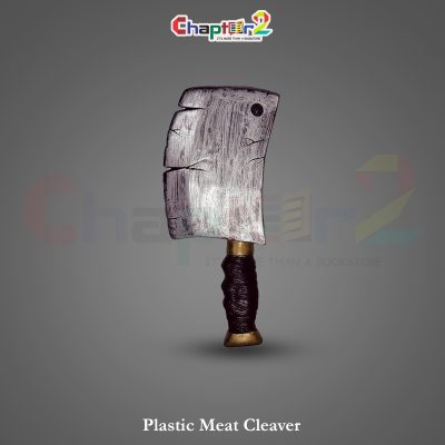 Plastic Meat Cleaver – Halloween Prop Weapon for Costumes & Decorations