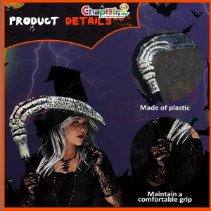 Grim Reaper Scythe Prop – Halloween Costume Accessory & Decoration