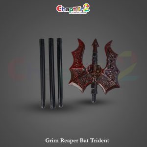 Grim Reaper Bat Trident – Halloween Prop Weapon for Cosplay & Decoration