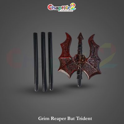 Grim Reaper Bat Trident – Halloween Prop Weapon for Cosplay & Decoration