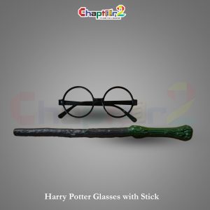 Harry Potter Glasses and Magic Wand Set – Wizard Costume Accessory for Kids