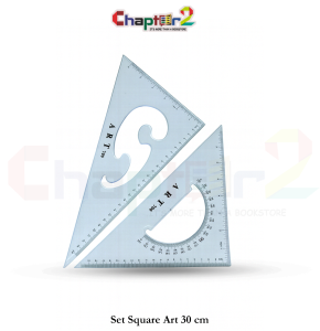 Set Square Art – Professional Geometry & Drafting Triangle Ruler for Technical Drawing