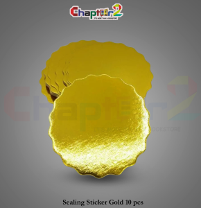 Gold Sealing Stickers – Pack of 10 Premium Adhesive Wax Seal Labels