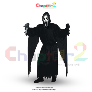 Scream Ghost Face Costume Cape XL (130–140cm) – without Mask