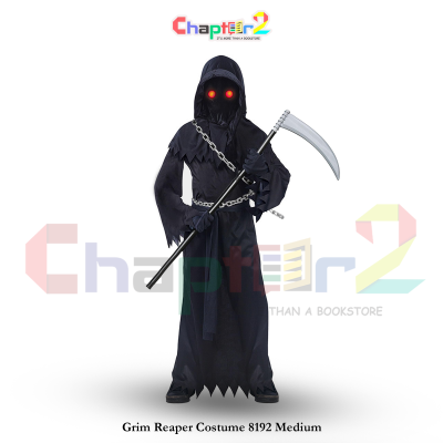 Grim Reaper Costume with Hooded Robe