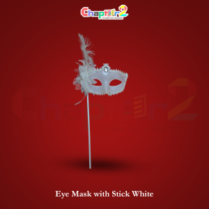 Elegant Eye Mask with Stick – Masquerade Party Mask