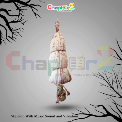 Hanging Skeleton with Music, Sound & Vibration – Halloween Animated Decoration Prop