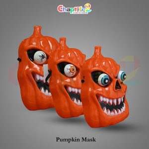 Scary Halloween Pumpkin Face Mask for Adults & Kids