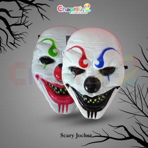 Scary Joker Mask – Creepy Clown Halloween Face Mask