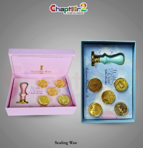 Premium Sealing Wax Stamp Set – Interchangeable Brass Stamp Heads with Wooden Handle (Multiple Designs & Colors)