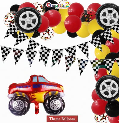Car Racing Theme Balloon
