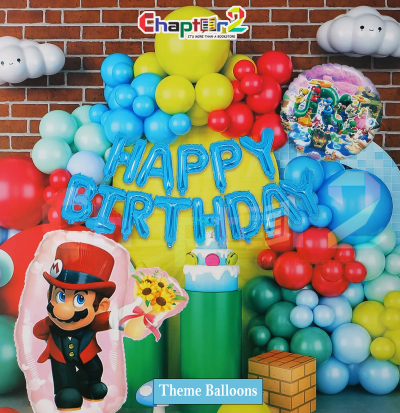 Super Mario Theme Balloon Decoration Set