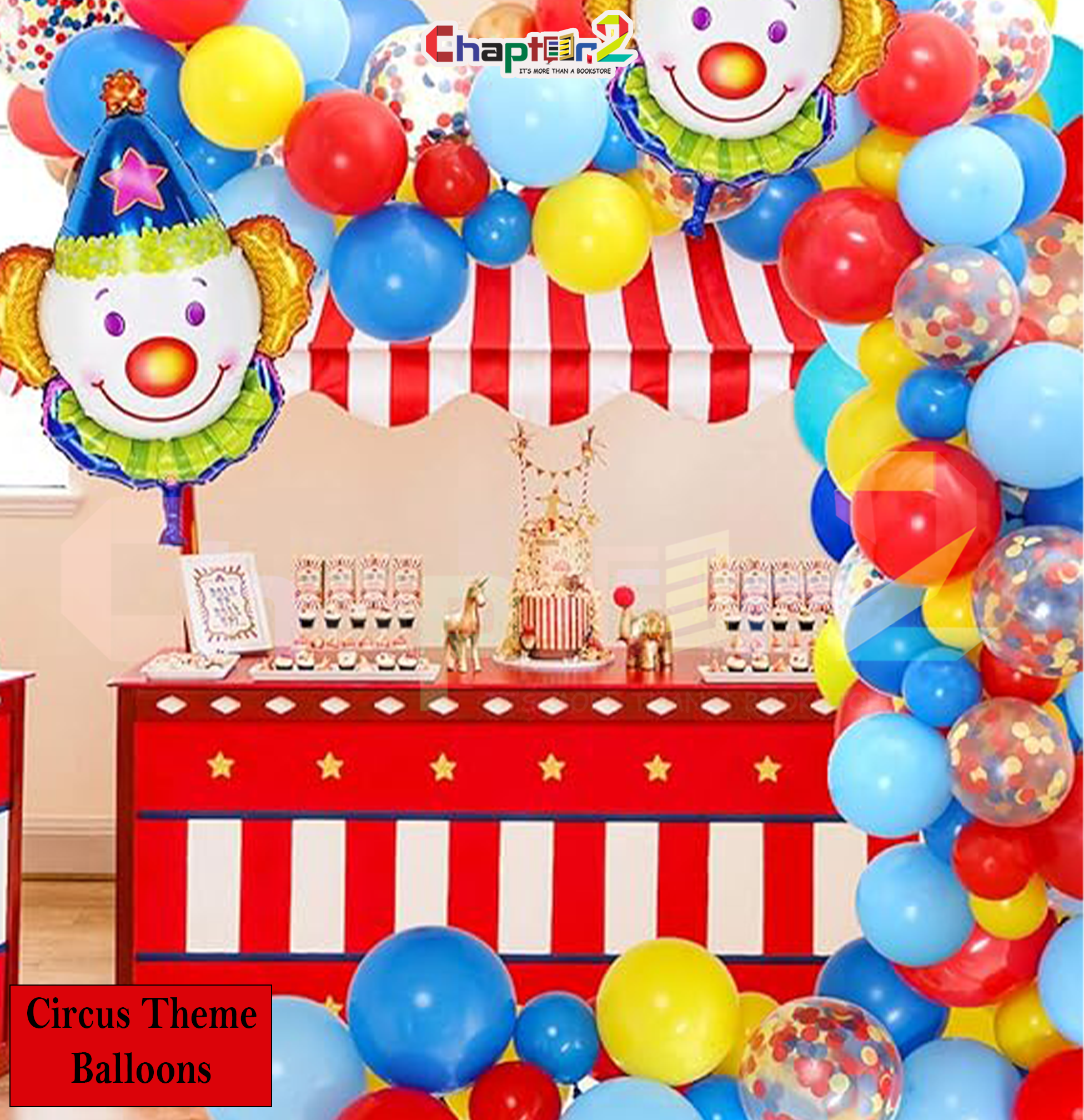 5400113a Circus Theme Balloon Decoration Set
