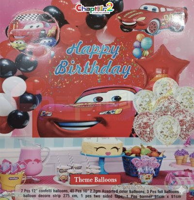 Cars Theme Balloon Decoration Set
