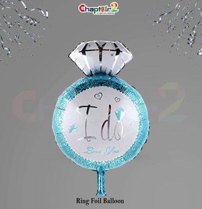 Ida Ring Foil Balloon – Engagement & Love Theme Party Decoration