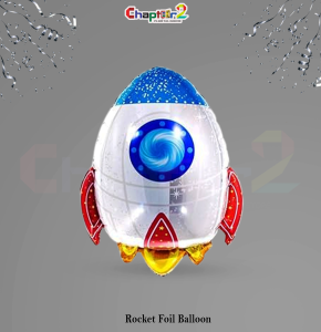 Rocket Foil Balloon – Space Theme Party Decoration Balloon