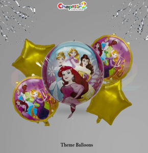 Princess Theme Balloon Set – Fairytale Princess Birthday Party Decorations