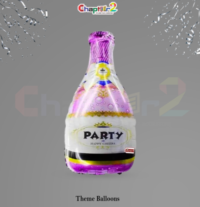 Party Champagne Bottle Foil Balloon – Happy Cheers Celebration Decoration