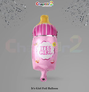 It’s a Girl Foil Balloon – Baby Shower & Newborn Celebration Decoration