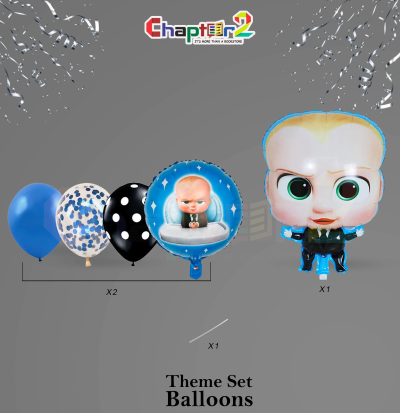 Boss Baby Theme Foil Balloon Set – Baby Shower & Birthday Party Decoration 2 5400982b