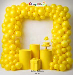 Yellow Balloon Decoration Set (100 Pcs) for Birthday, Party & Event Décor ( 9 Inch )