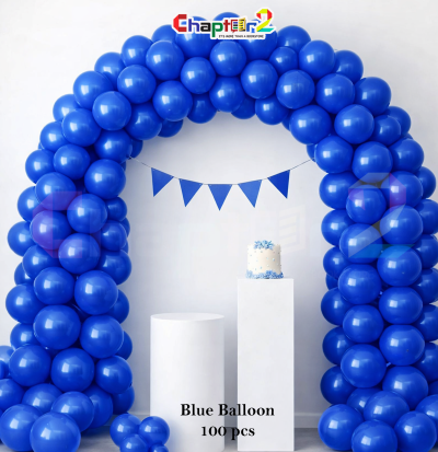 Blue Balloon Decoration Set (100 Pcs) for Birthday, Party & Event Décor ( 9 Inch )