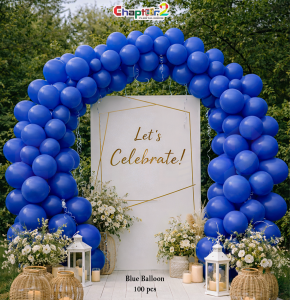 Royal Blue Balloon Pack – 100 Pieces Party Decoration Balloons (12 Inch)