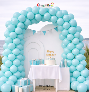 Tiffany Blue Latex Balloons (100 Pcs) – Premium Party & Event Decoration (12 Inch)