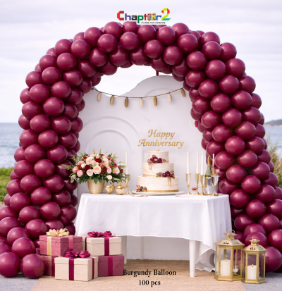 Heliotrope Latex Balloons (100 Pcs)