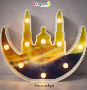 Ramadan Mosque LED Light – Islamic Crescent & Mosque Decorative LED for Home