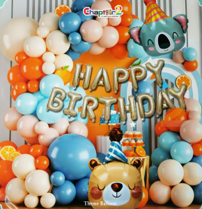 Koala Birthday Decoration Set – Cute Animal Theme Balloon Party Kit for Kids
