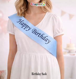 Happy Birthday Satin Sash (32 Inch) – Birthday Party Celebration Sash