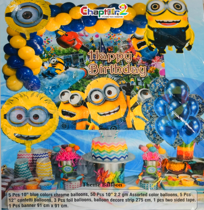 Minions Birthday Decoration Set