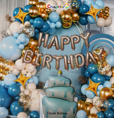 Happy Birthday Balloon Decoration Set