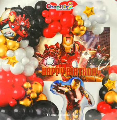 Iron Man Birthday Decoration Set